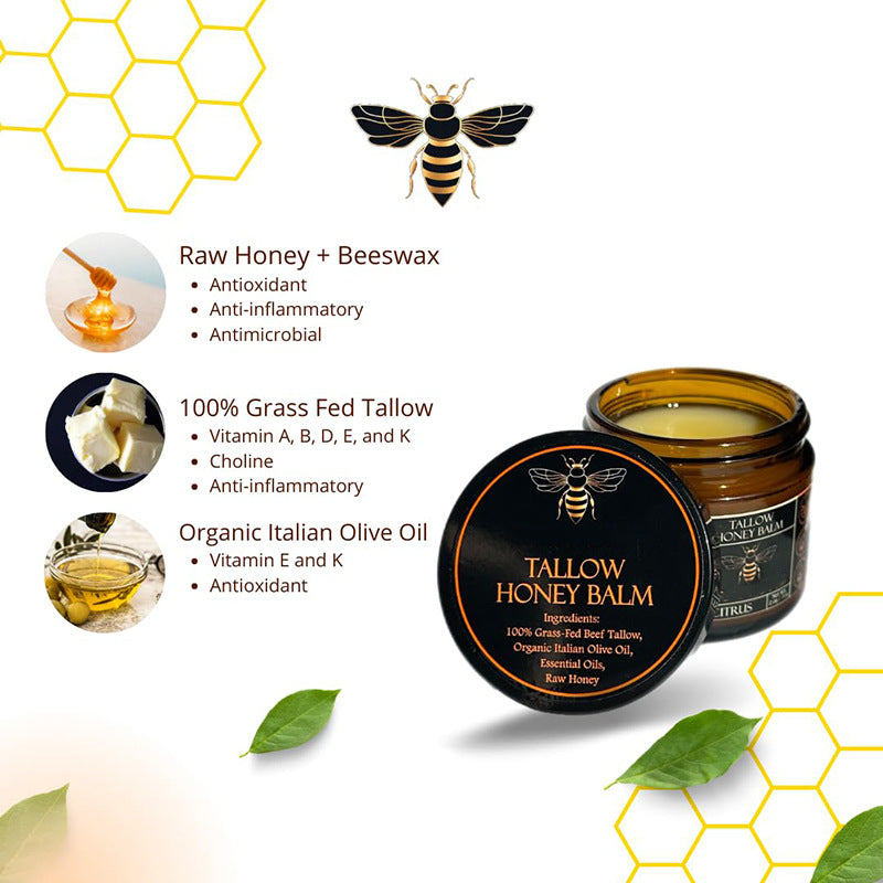 TALLOW HONEY BALM - Moisturizing Cream