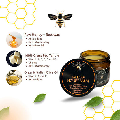 TALLOW HONEY BALM - Moisturizing Cream