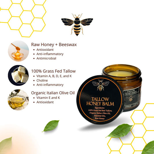 TALLOW HONEY BALM - Moisturizing Cream